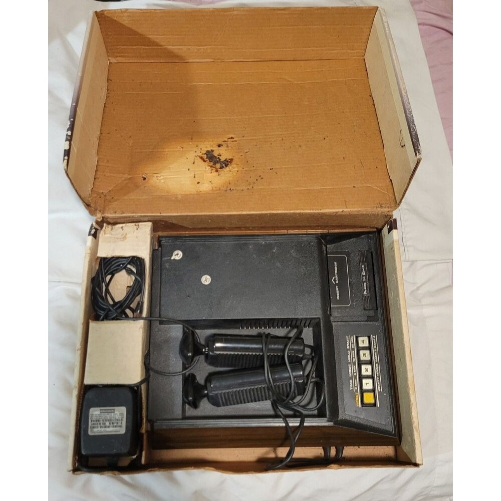 Fairchild Channel F Video Game Console w/ Original Box - Untested/For Parts